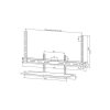 Półka videobar AV40-500BL 43-110 cali 2.5KG